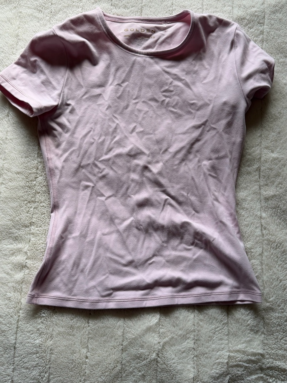 Aritzia Butter Essential T-Shirt in Villa Pink